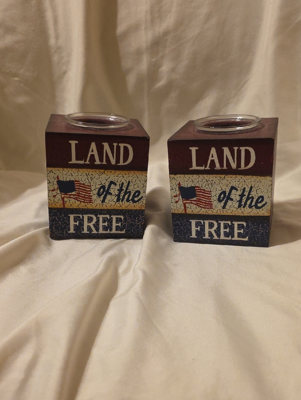 Patriotic Candle Holders